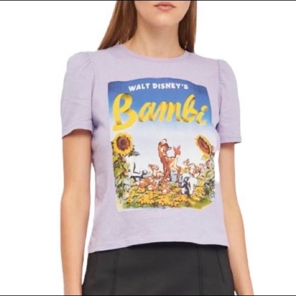Zara Tops - NEW Disney x ZARA Bambi Graphic Shirt - Size Large